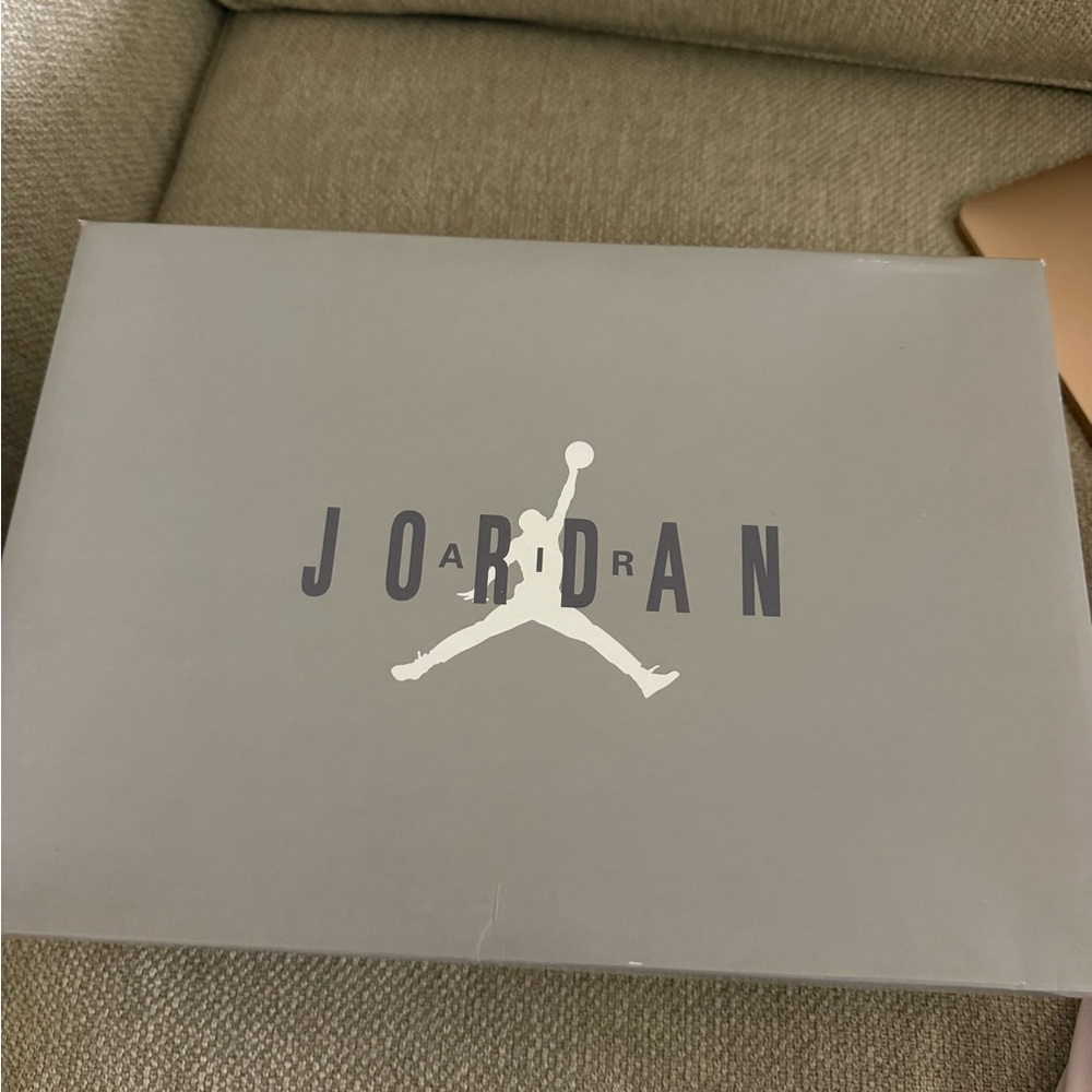 Jordan Gray Shoe Box with Logo